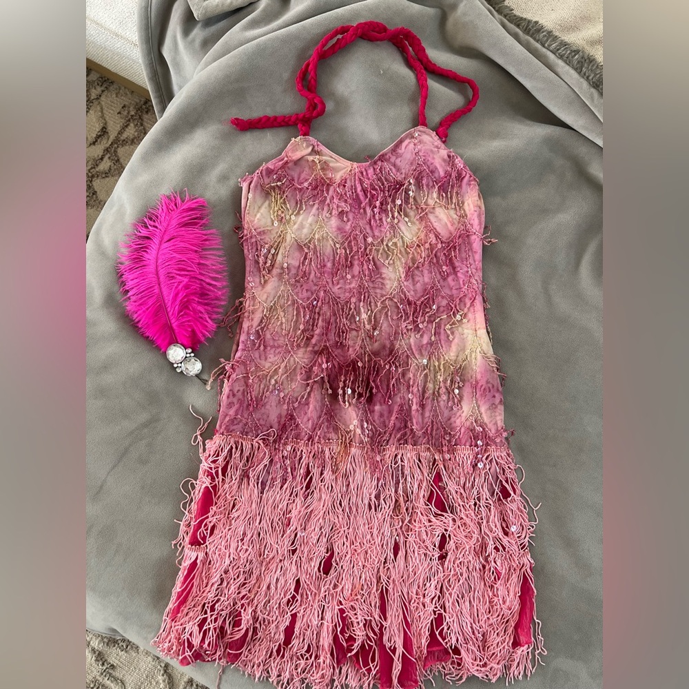 Handmade showgirl flapper costume- XS